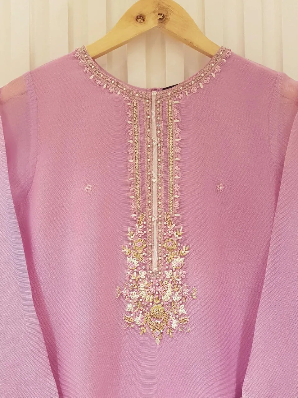 Agha Noor Pink Karandi 2-Piece (Shirt   Dupatta) Suit