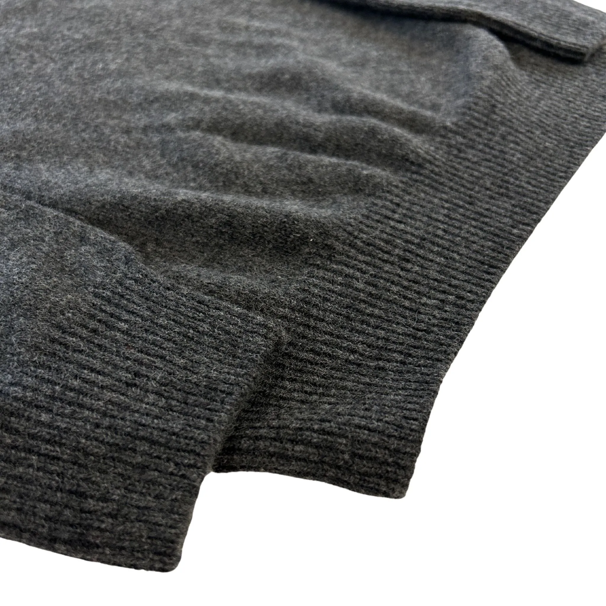 Anthracite Scottish Cashmere Merino Crewneck Sweater