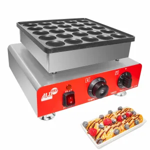 AR-2240 Mini Dutch Pancake Maker | Poffertjes Iron Commercial | 25 Pcs | Dutch Mini Pancakes