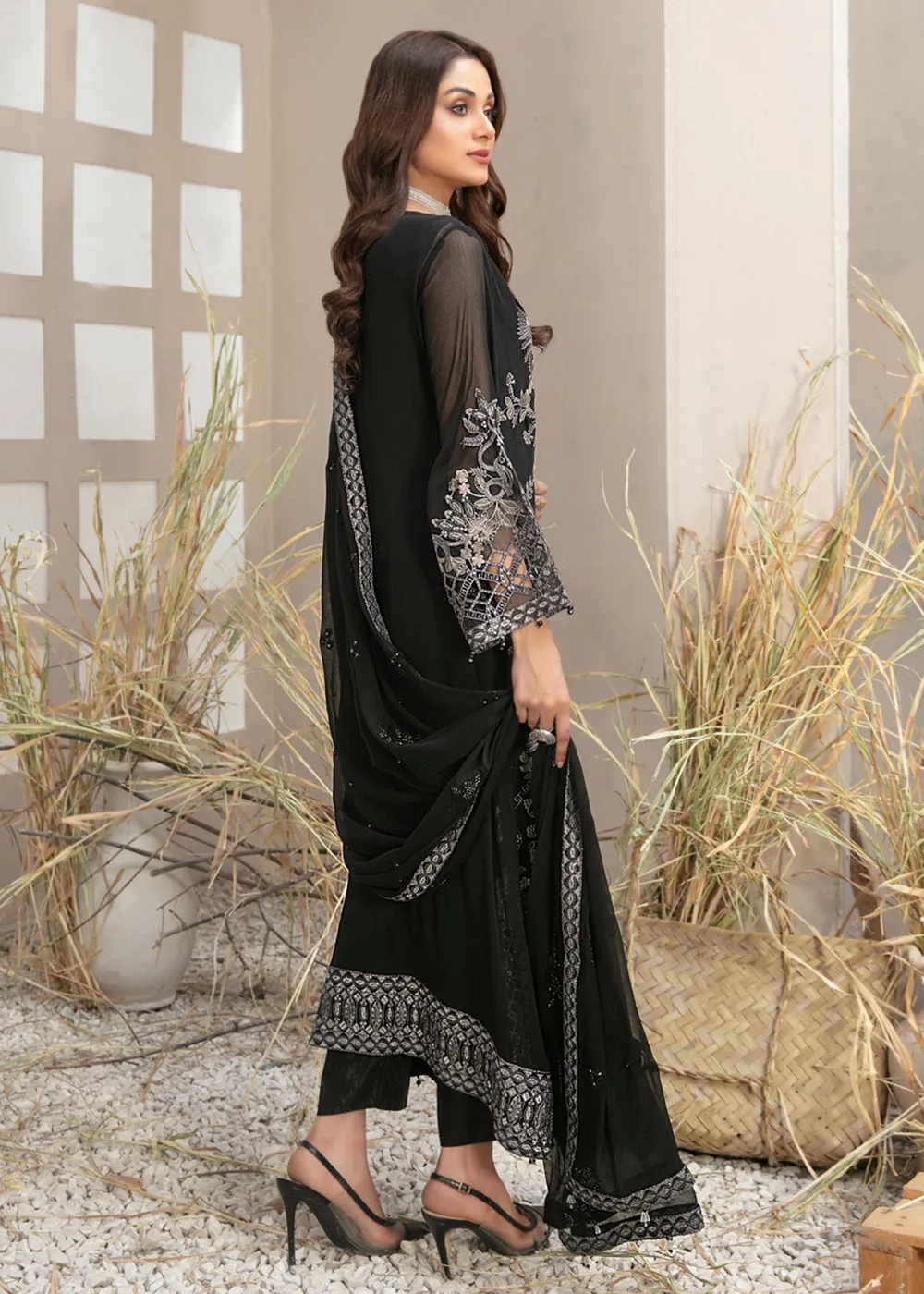 Arushi Formal Chiffon Collection '24 by Tawakkal Fabrics | D - 9879