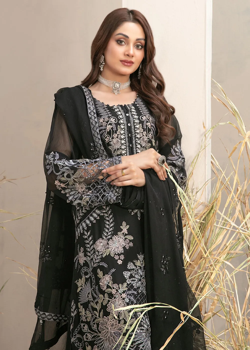 Arushi Formal Chiffon Collection '24 by Tawakkal Fabrics | D - 9879