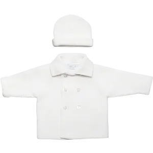 Classic Merino Wool Coat & Hat - Off White