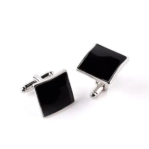 Classy Men Cufflinks Black