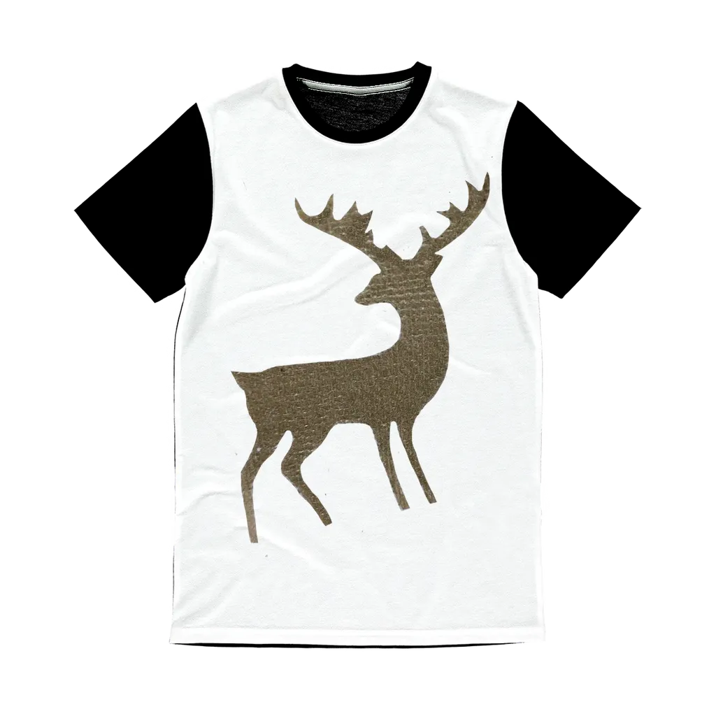 Deer Classic Sublimation Panel T-Shirt