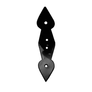 Design 75mm Iron Corner Black