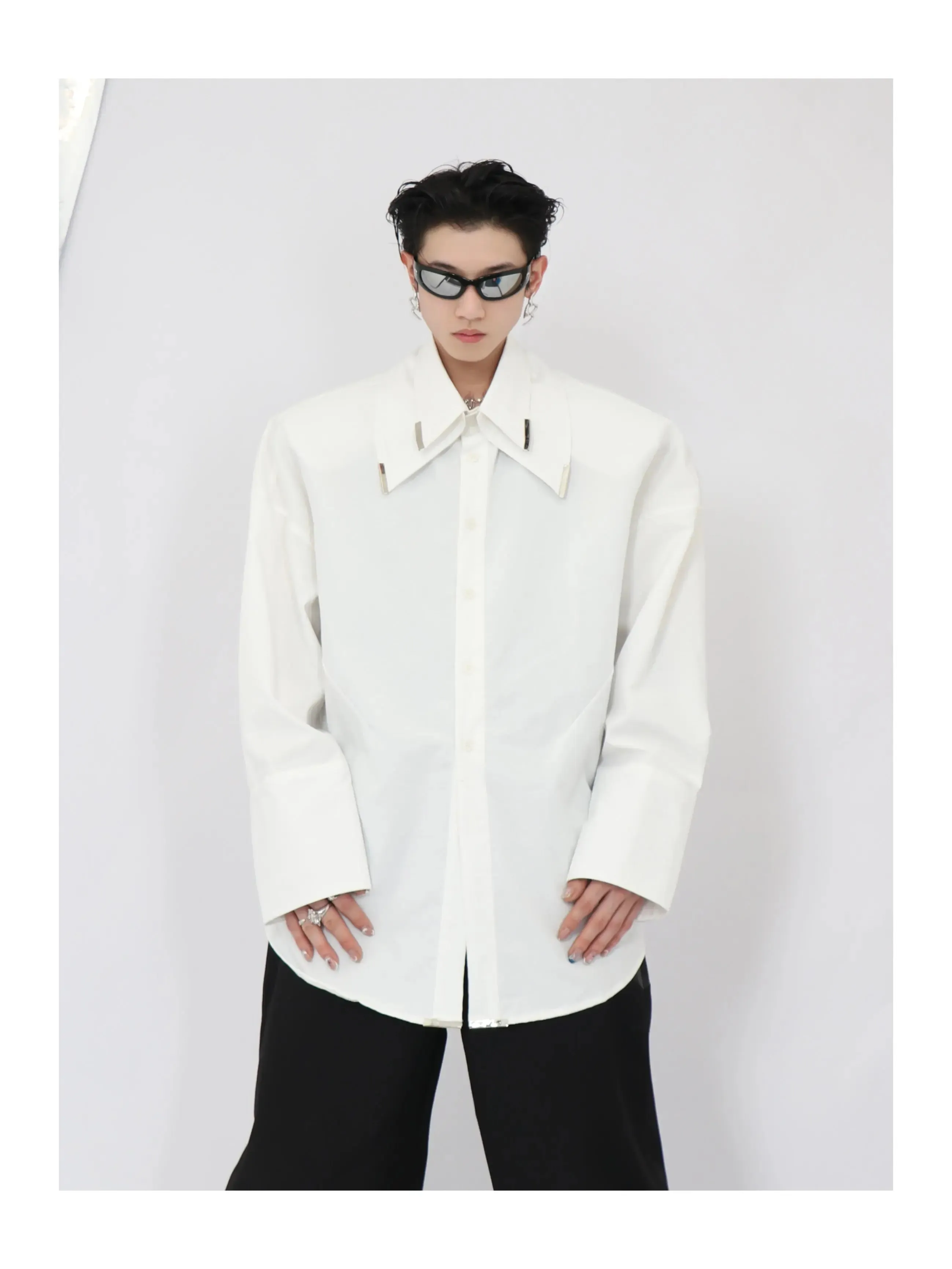 Double White Shirt