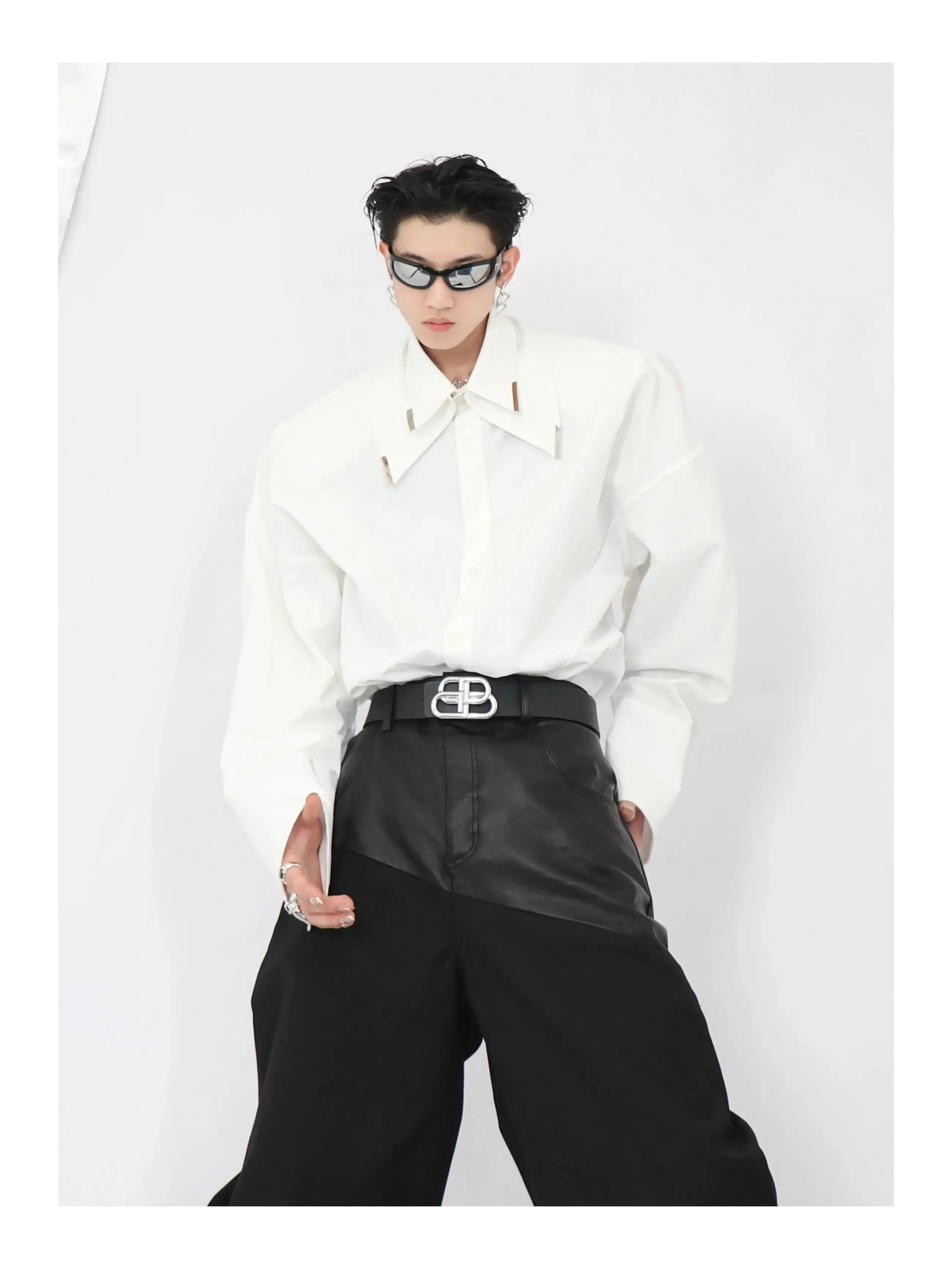 Double White Shirt