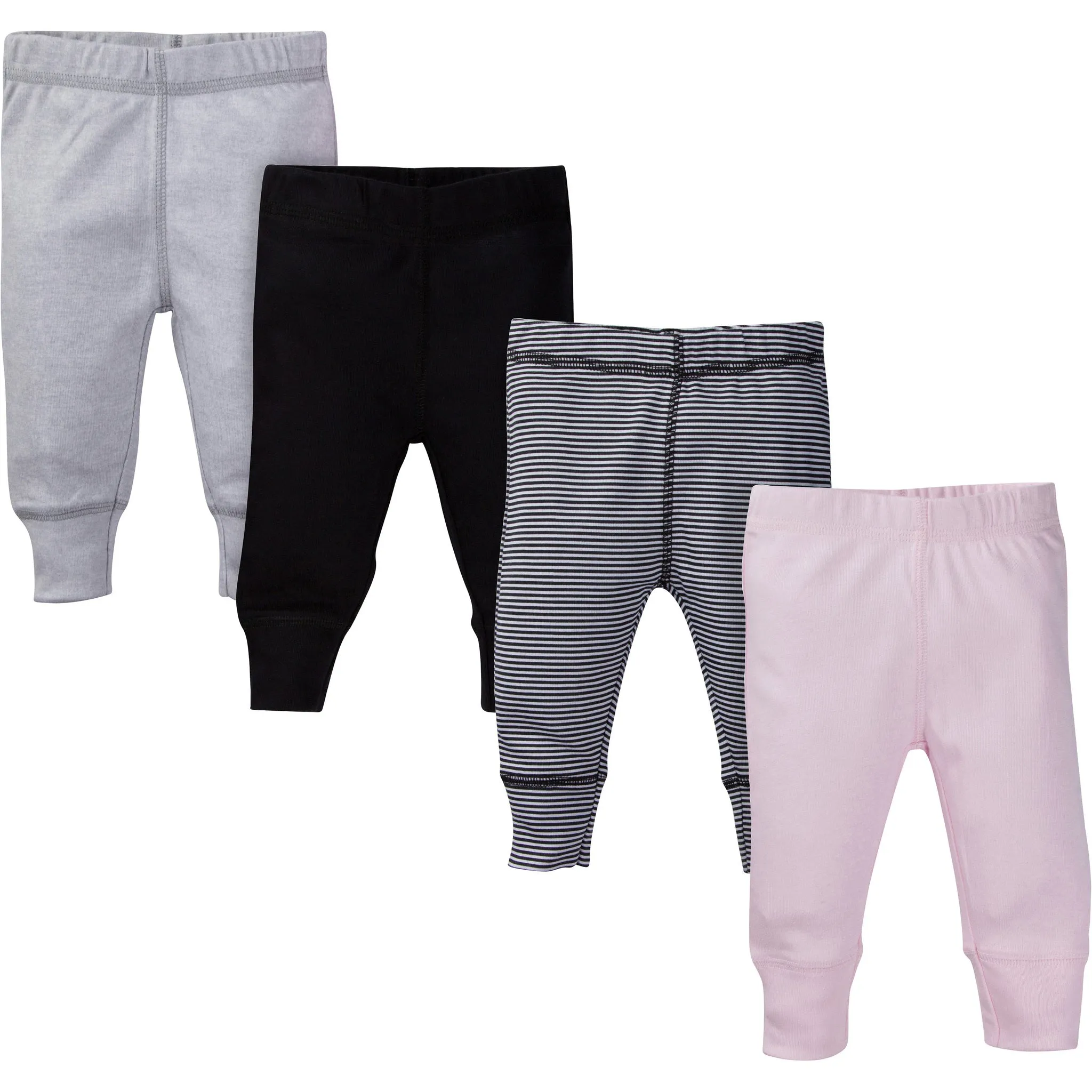 Gerber - 4 Pack Active Pants - Bunny - 0-3M