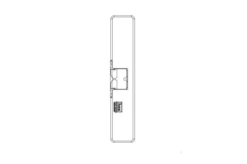 HES 9600 606 LBM Fail Safe/Fail Secure, Complete 12/24VDC Electric Strike, Surface Mounted, 3/4" Thickness, Latchbolt Monitor, Satin Brass