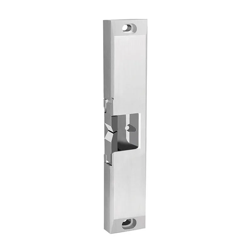HES 9600 630 LBM Fail Safe/Fail Secure 12/24VDC Electric Strike, Surface Mounted, 3/4" Thickness, Latchbolt Monitor, Satin Stainless Steel