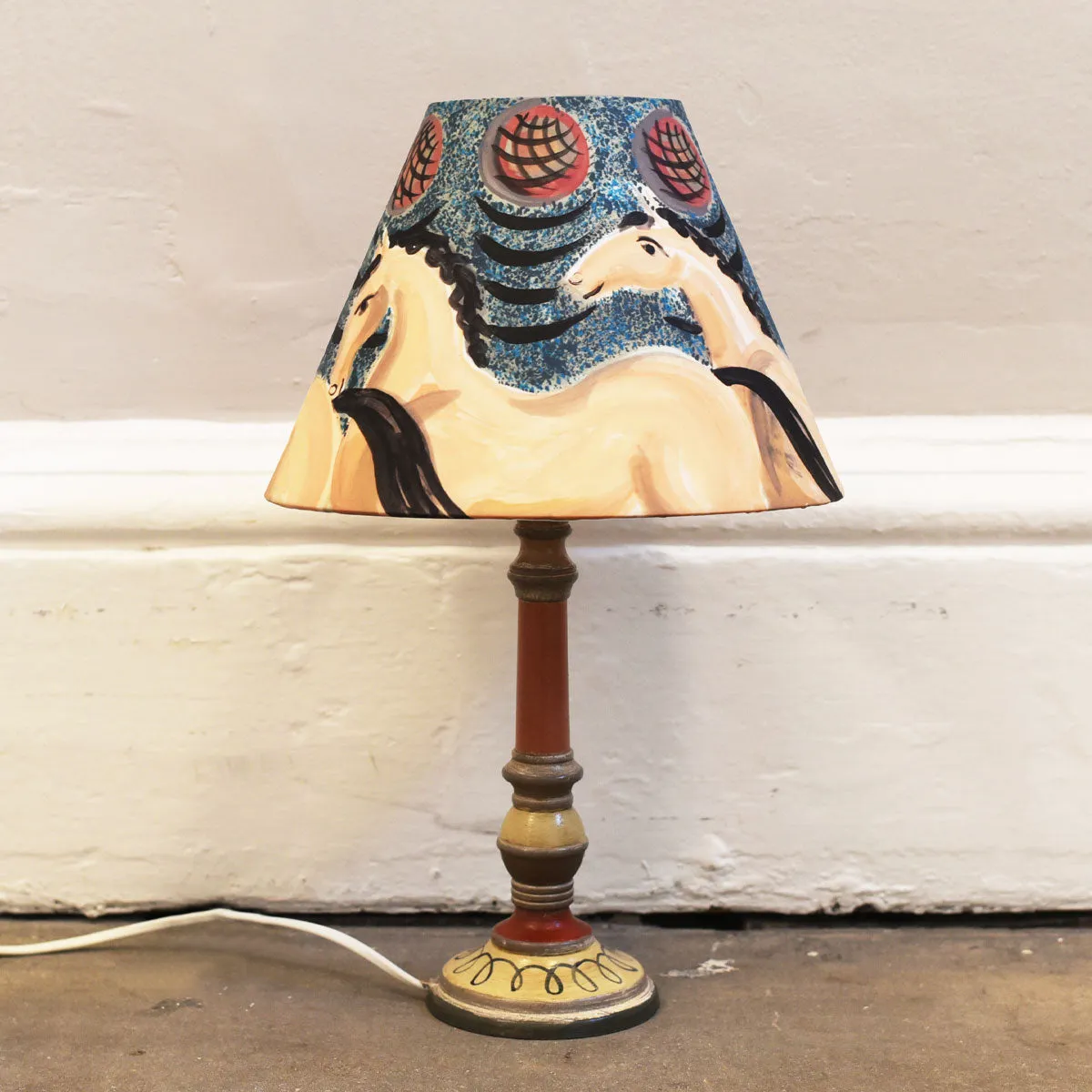 Horses Small Cone Lampshade