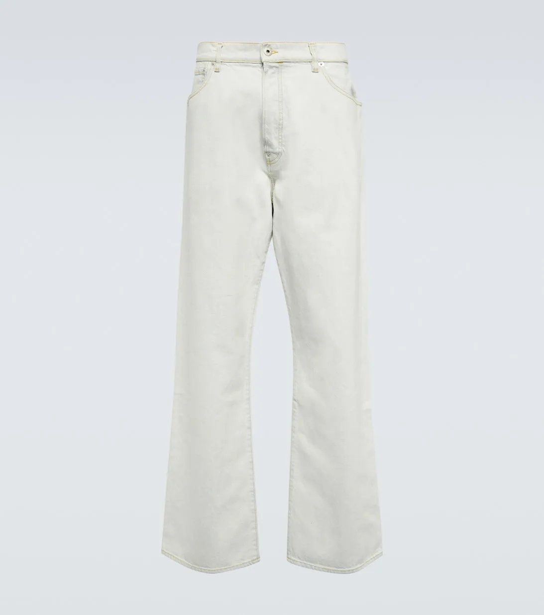 Kenzo straight fit jeans, white
