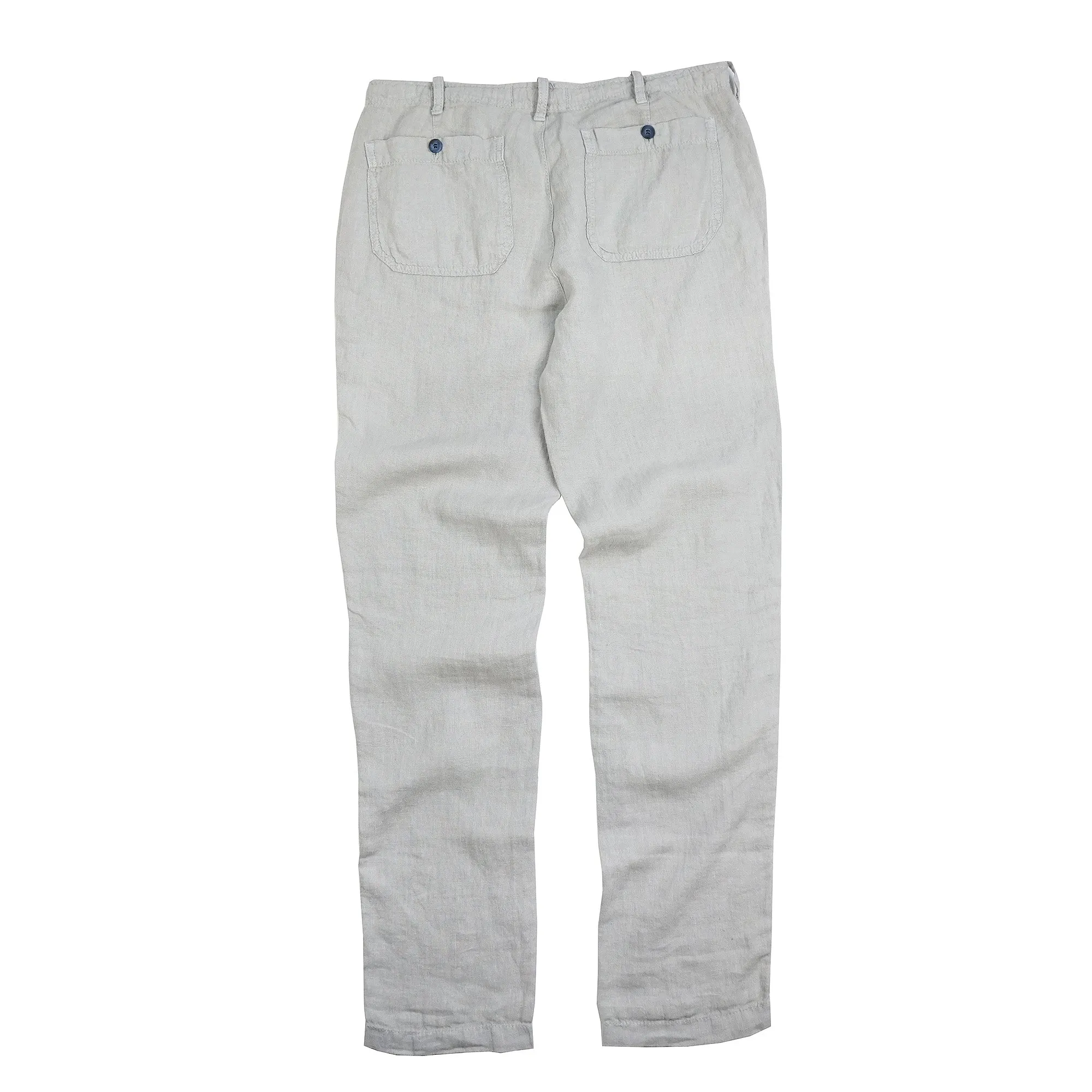 Key West Light Grey Linen Pants