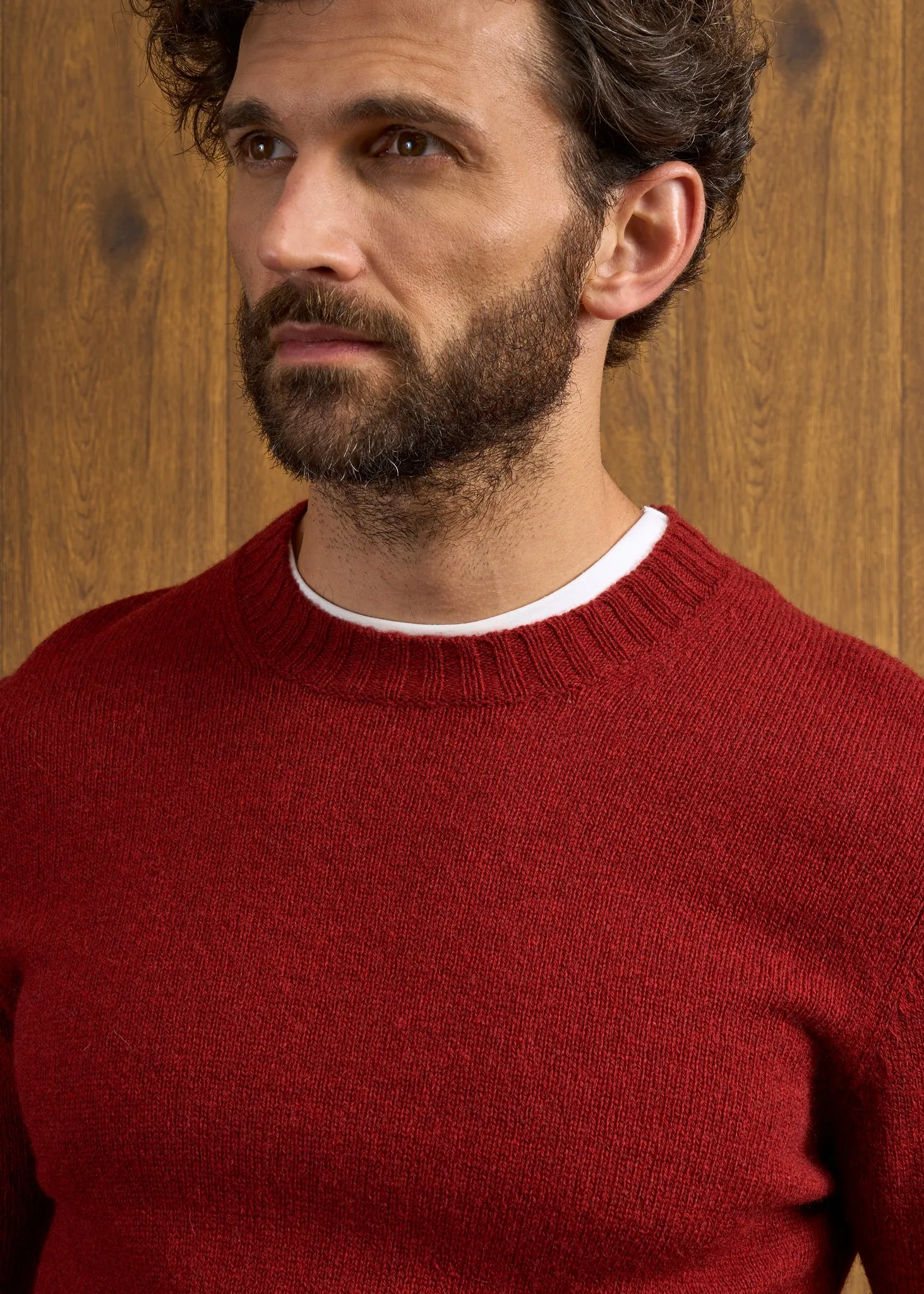 Kinnadie Supersoft Shetland Jumper In Bokara - Regular Fit