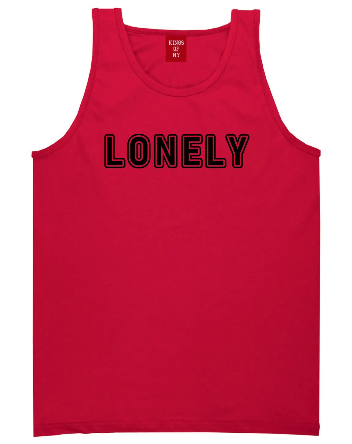 Lonely Mens Tank Top T-Shirt