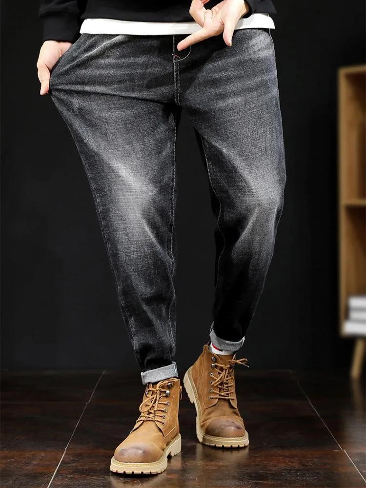 Loose Fit Harem Jeans