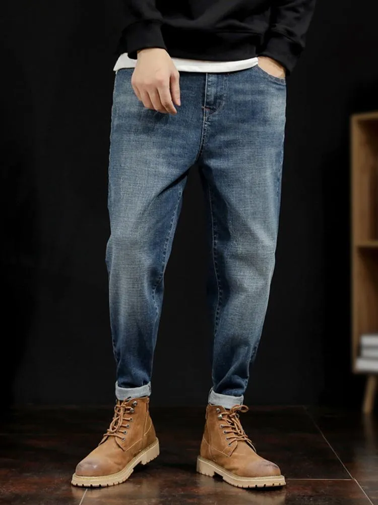 Loose Fit Harem Jeans