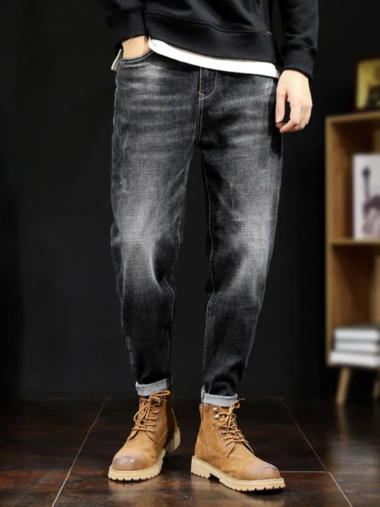 Loose Fit Harem Jeans