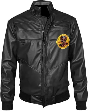 Men's Kobra Cai Karate Kid Johnny Lawrence Black Jacket