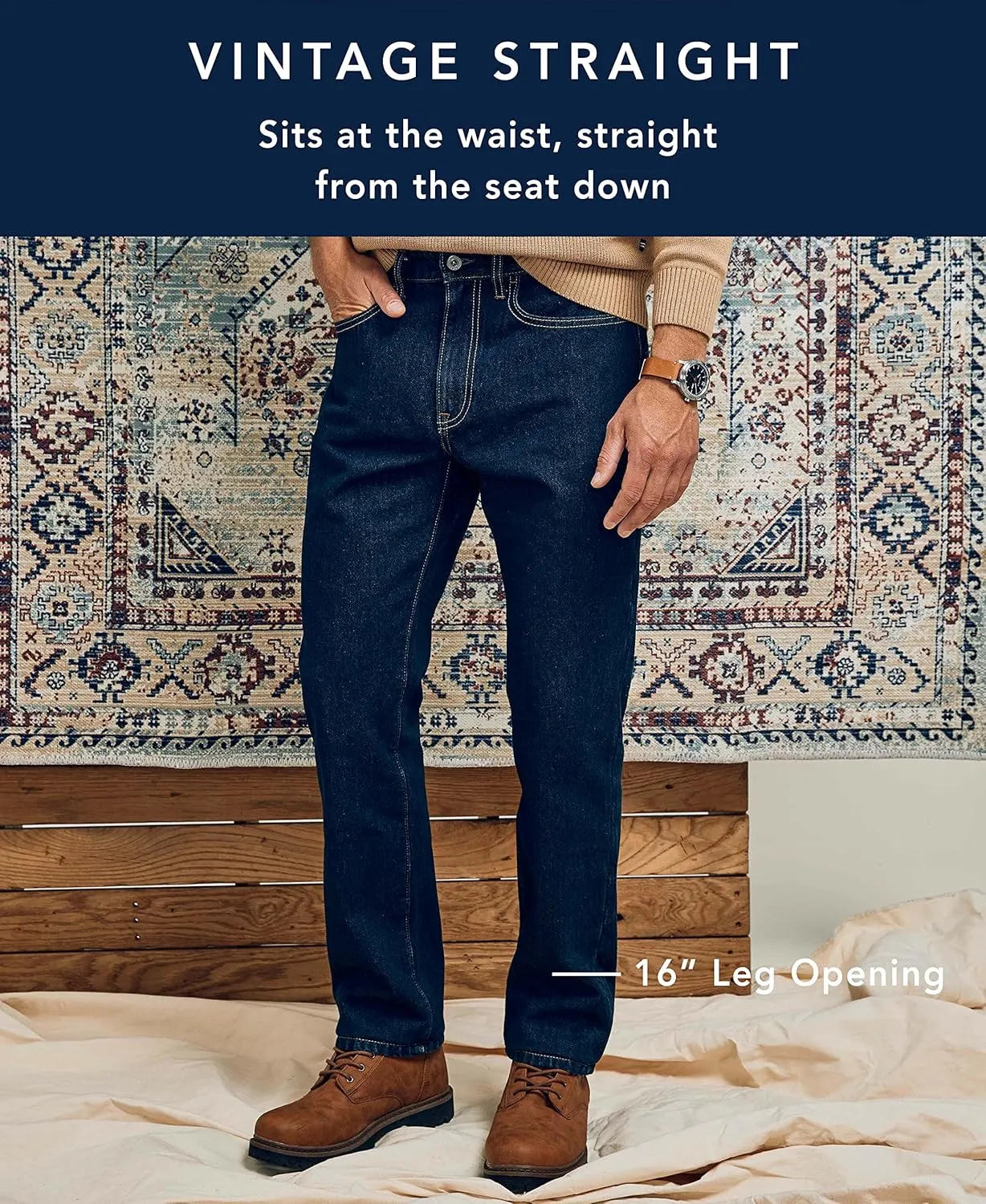 Nautica Men's Straight Fit Jeans
