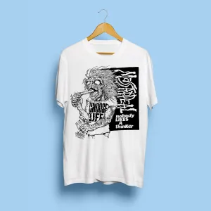 Nobody Likes A Thinker T-Shirt (White)