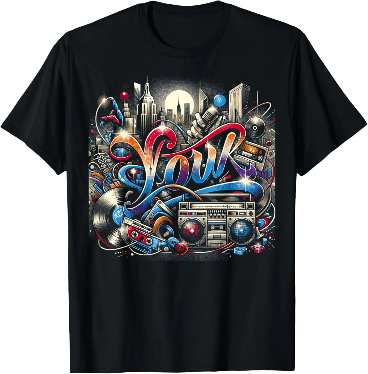 NYC Graffiti | Cool Graphic Tee | Men Women S - 6XL Graphic T-Shirt