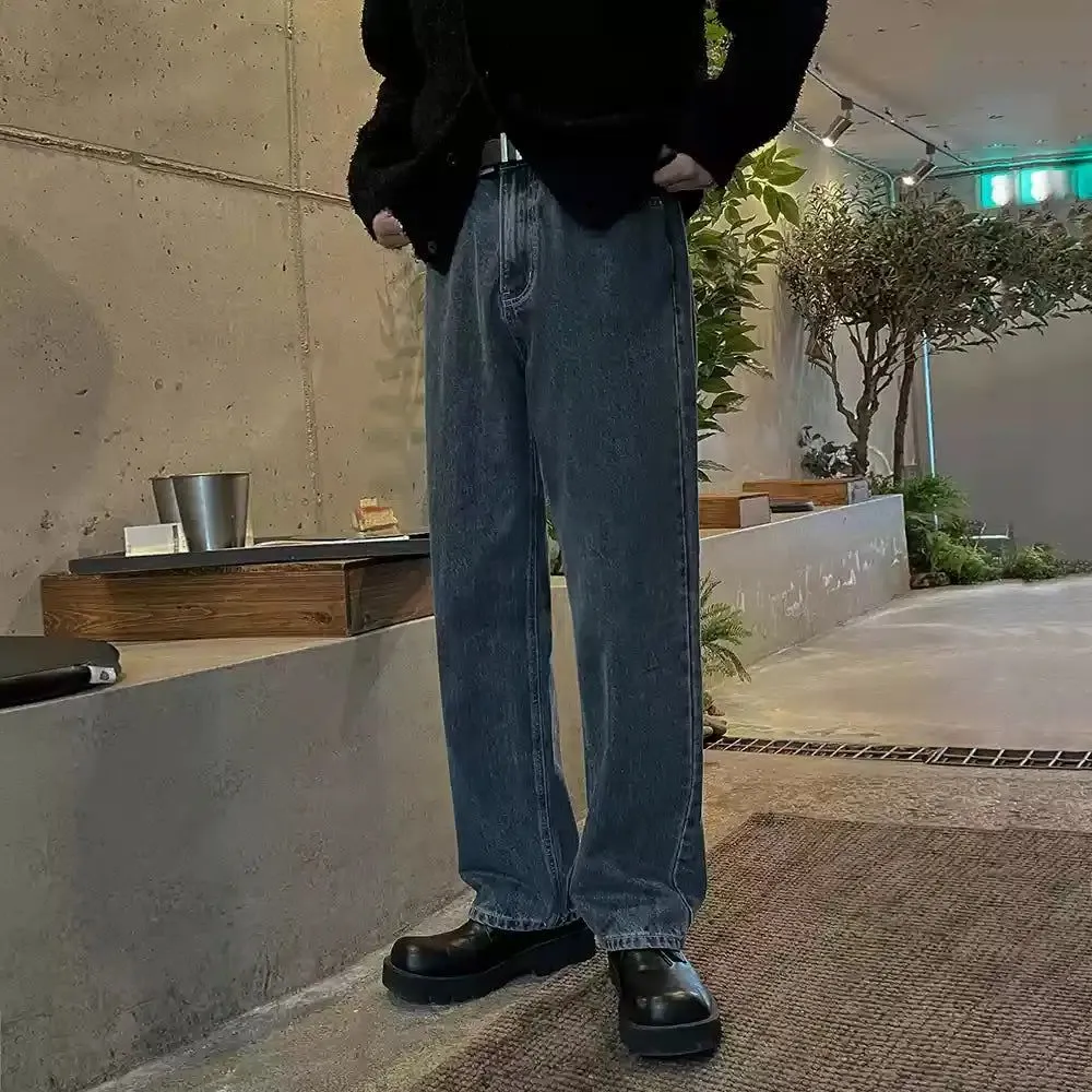 OH Stone Washed Straight Fit Jeans