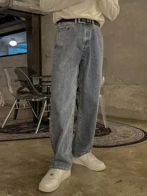 OH Stone Washed Straight Fit Jeans