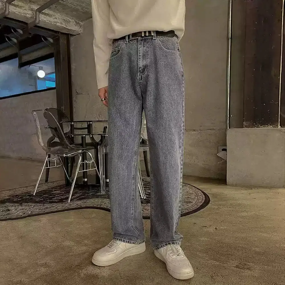 OH Stone Washed Straight Fit Jeans