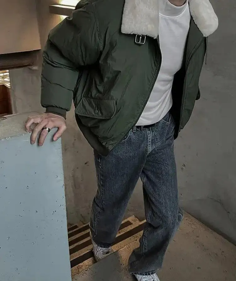 OH Stone Washed Straight Fit Jeans