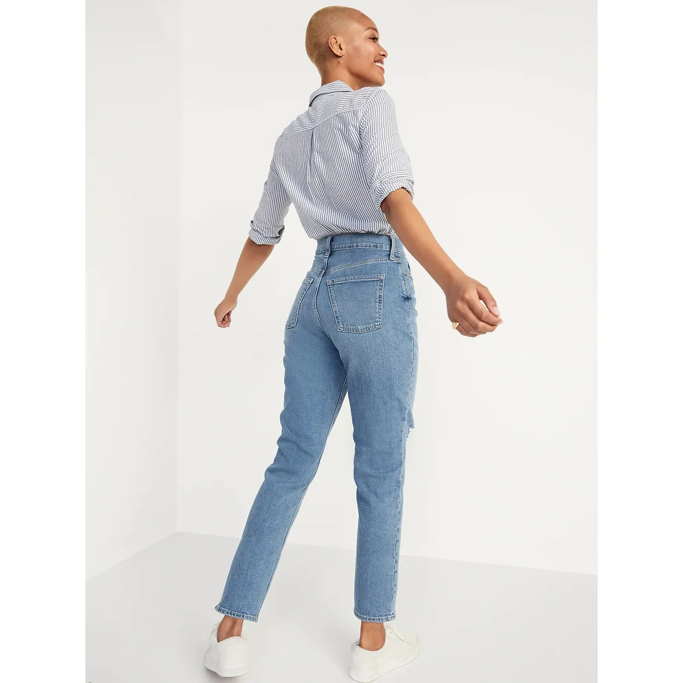 ON Curvy Extra High Mom Jeans