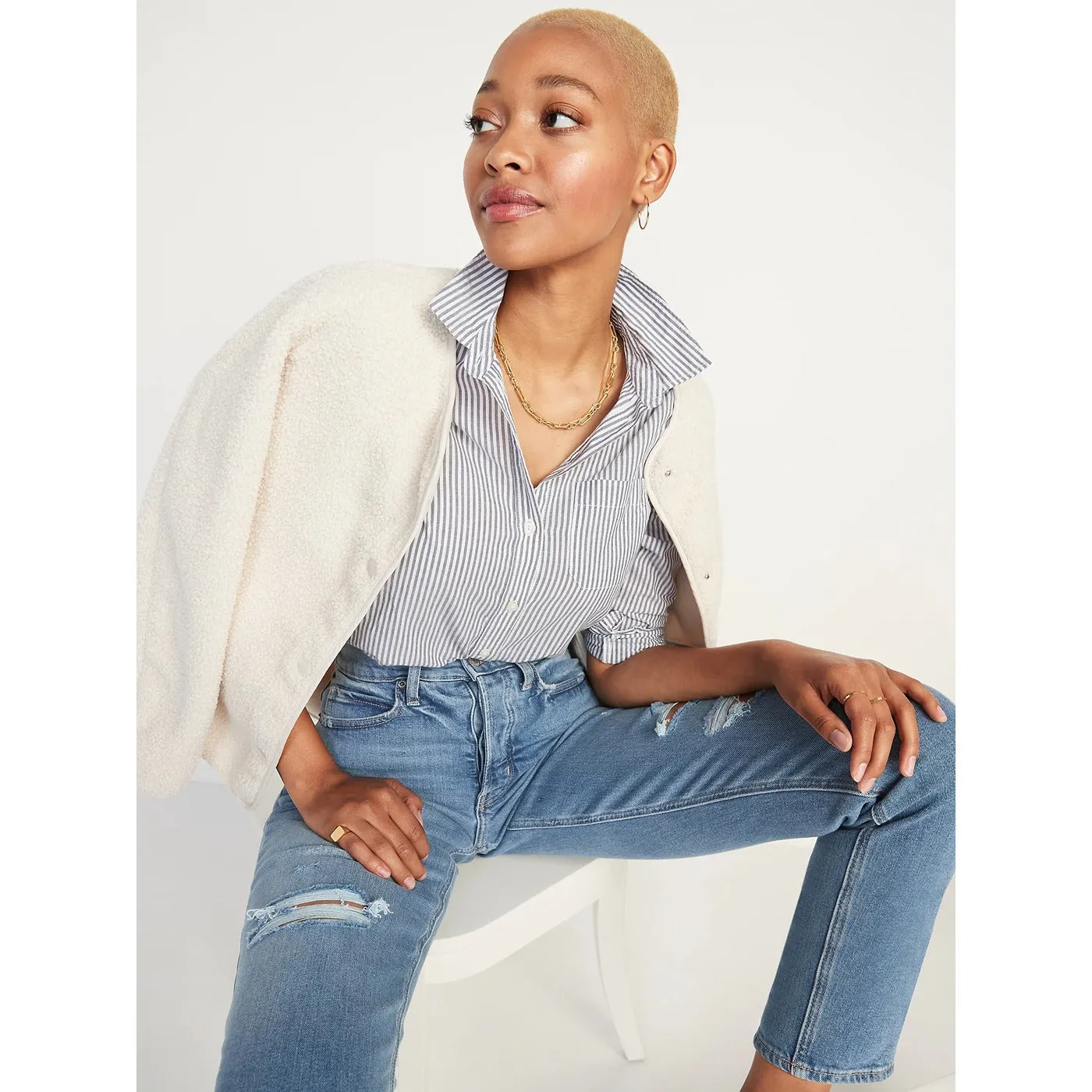 ON Curvy Extra High Mom Jeans