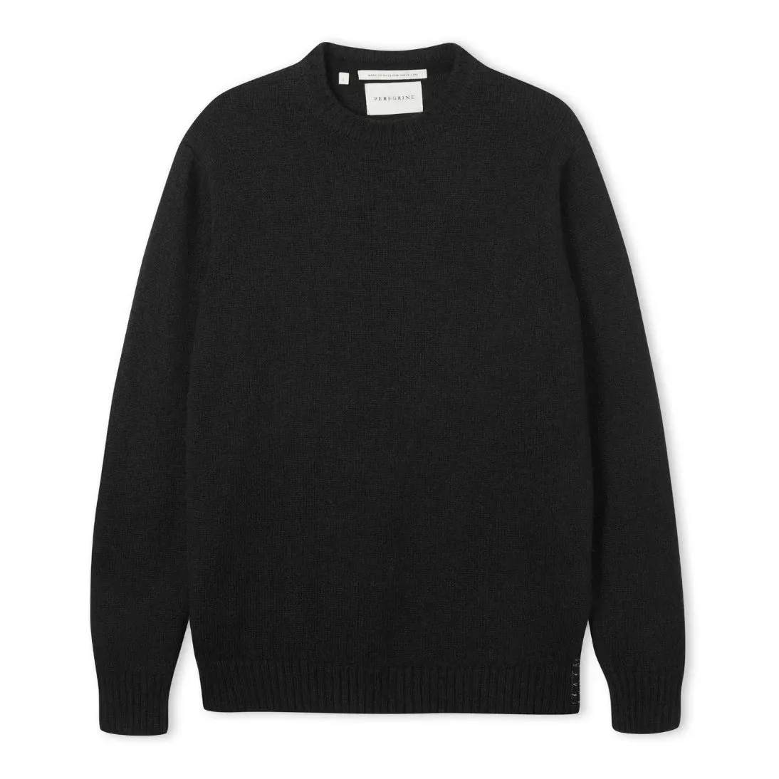Peregrine Makers Stitch Jumper Black Made in England WJ71008