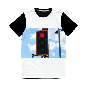 Red Light Classic Sublimation Panel T-Shirt