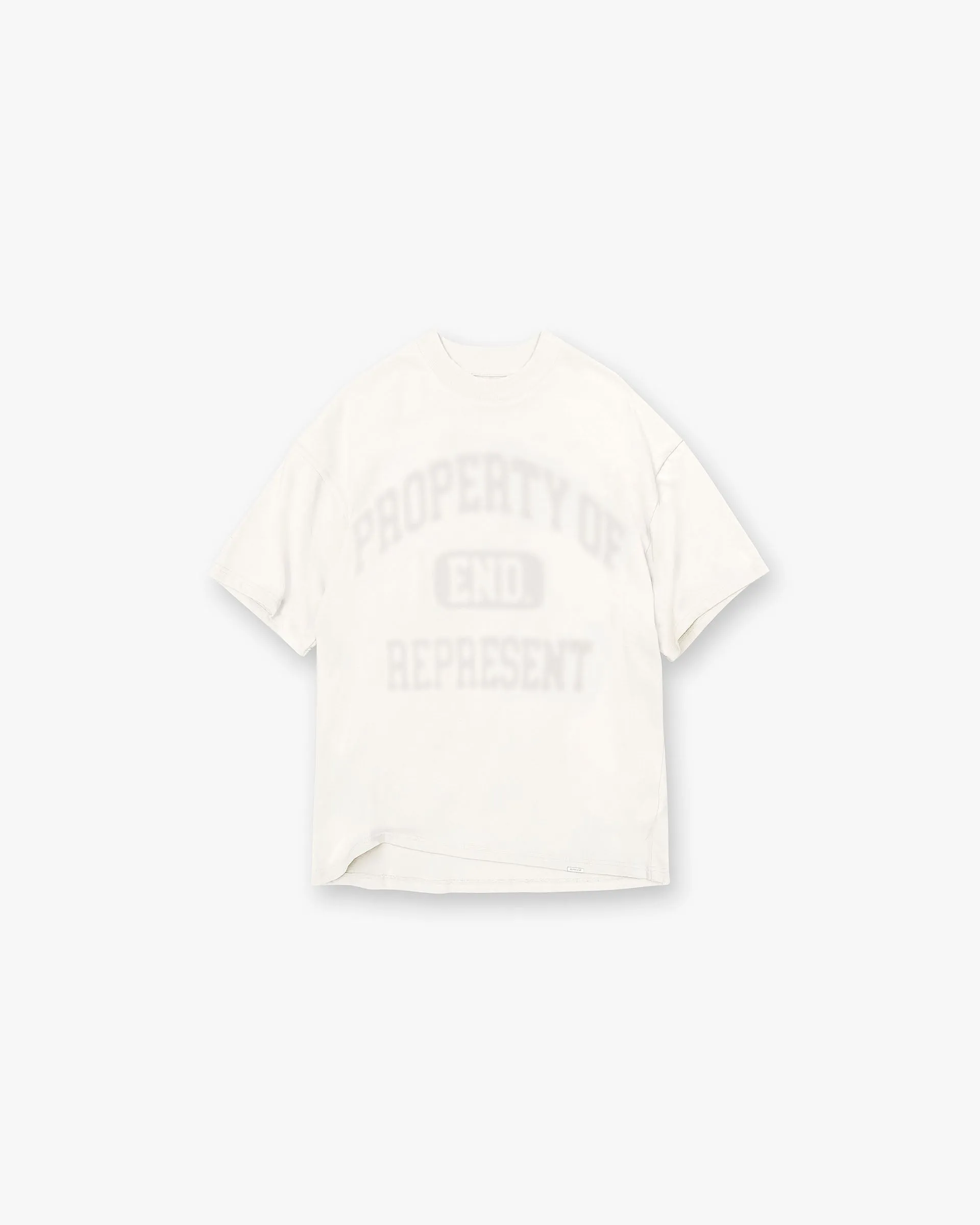 Represent X End Property Of T-Shirt - Flat White