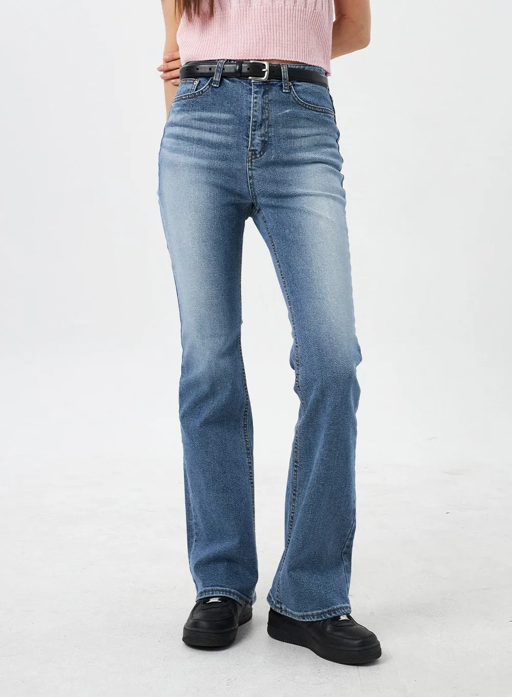 Slim Fit Bootcut Jeans CY303