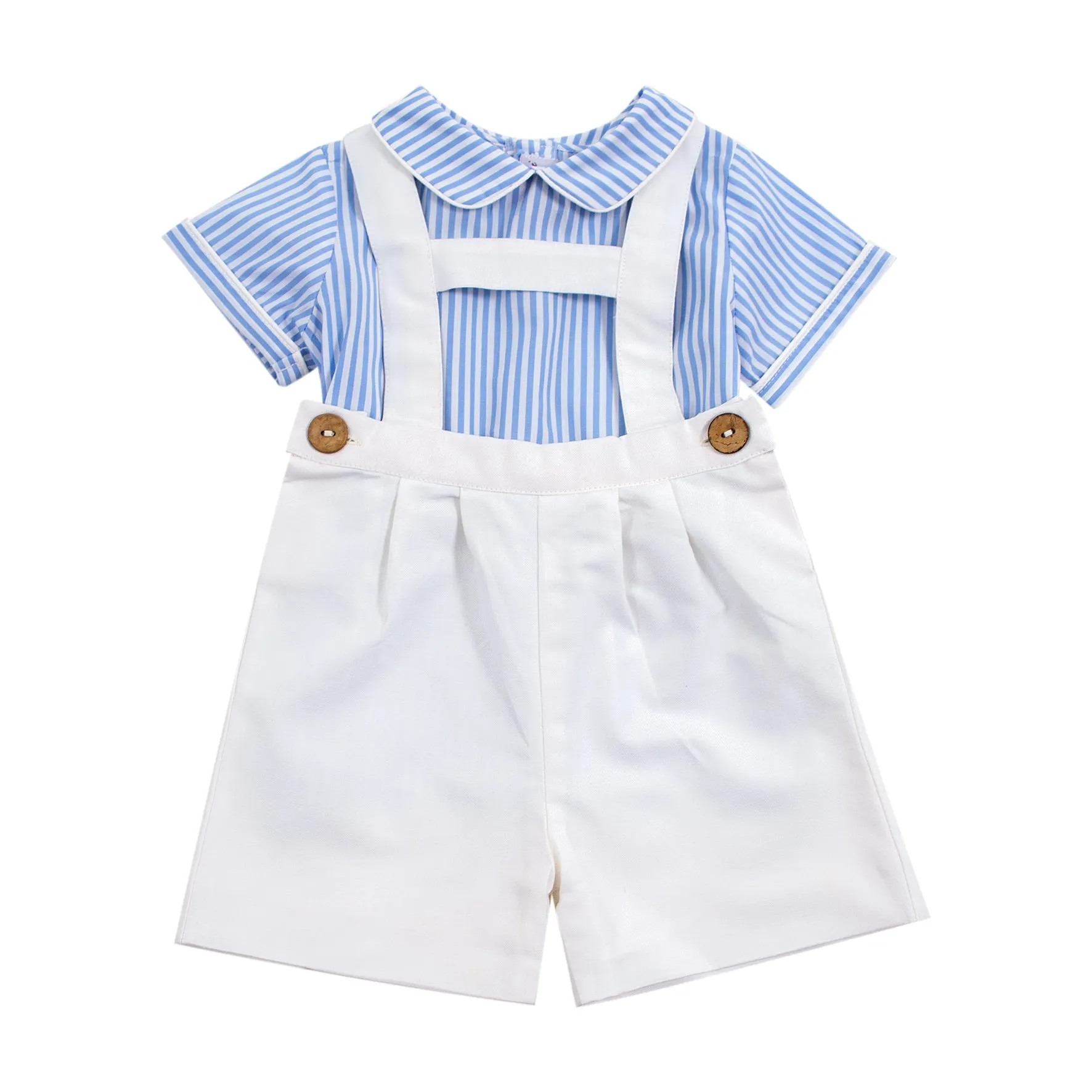 SS23 Kidiwi Elias Blue & White H-Bar Set