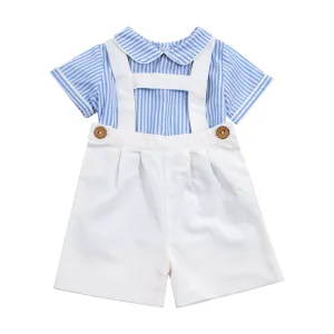 SS23 Kidiwi Elias Blue & White H-Bar Set