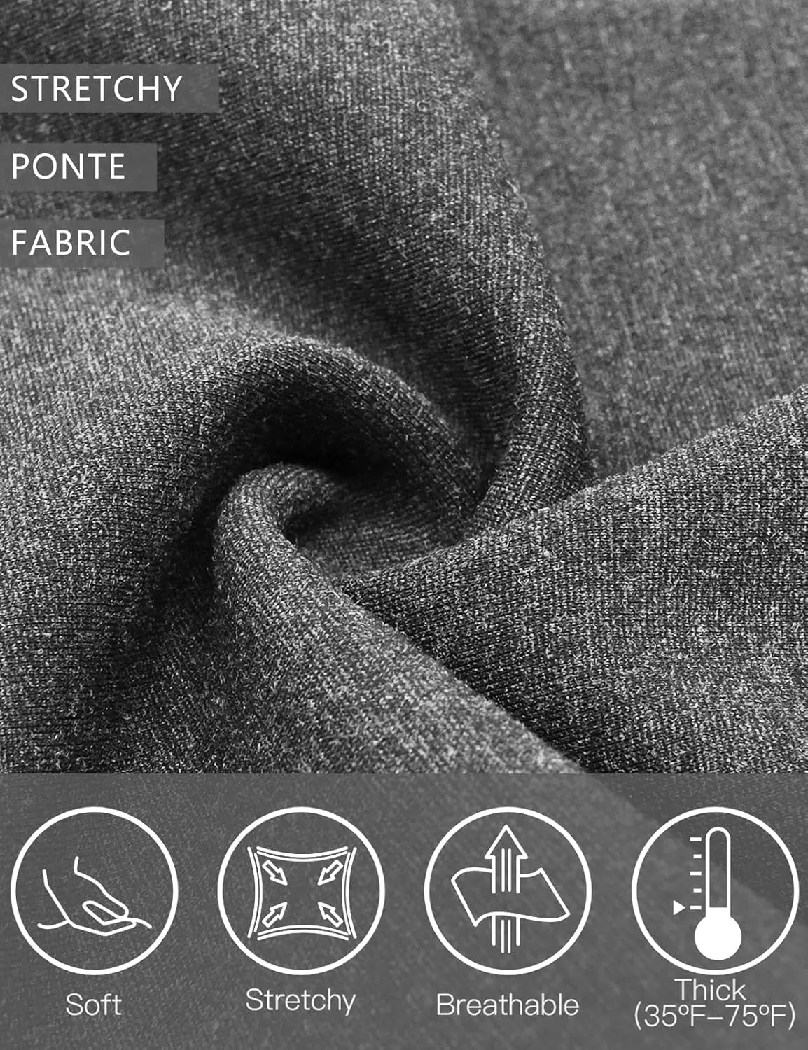 Tapata Women's Stretchy Straight Leg Dress Pants with Pockets Petite/28'' Regular/30'' Long/32'' Tall/34'' for Work Business