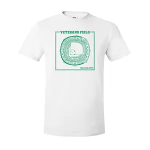 The Vet Seating ChartT-Shirt | Veterans Stadium Seating Chart White Tee Shirt