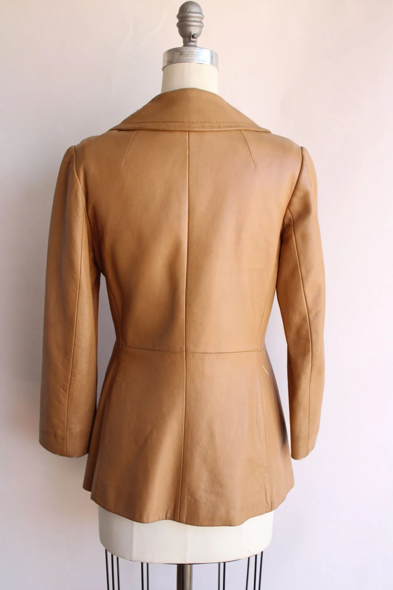 Vintage 1970s Danaya Tan Leather Jacket