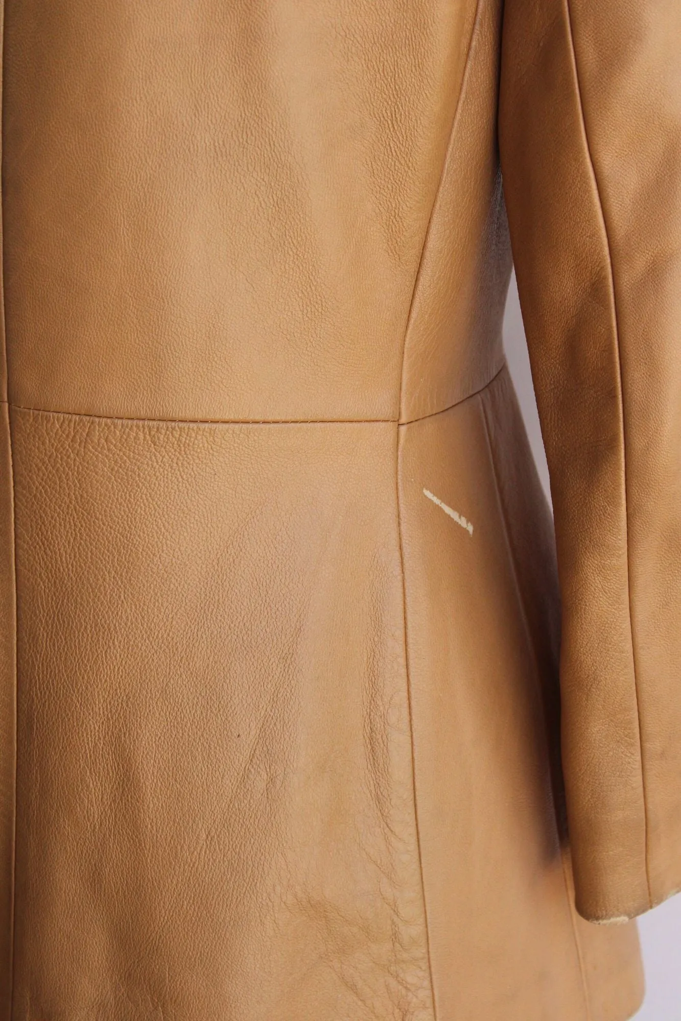 Vintage 1970s Danaya Tan Leather Jacket