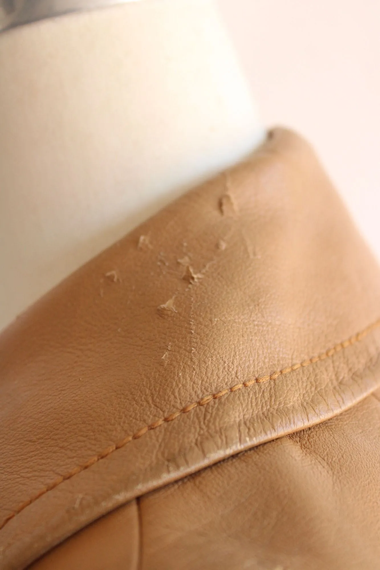 Vintage 1970s Danaya Tan Leather Jacket