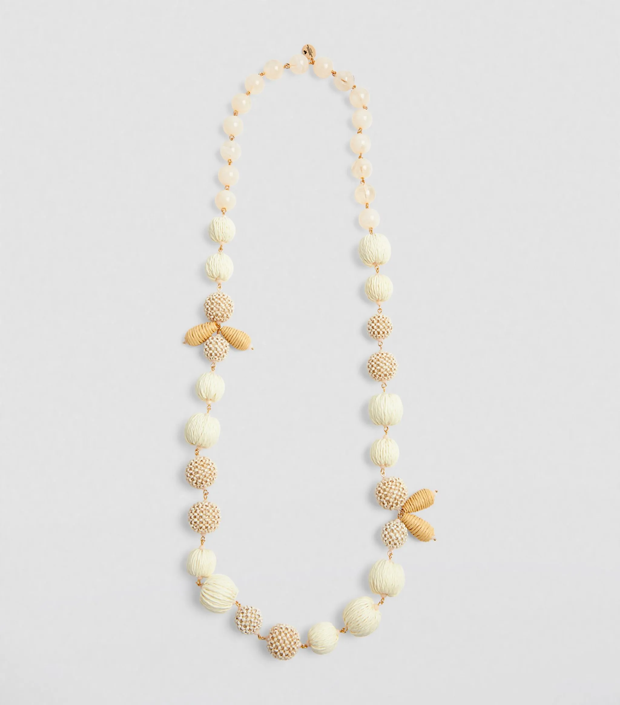 WEEKEND MAX MARA ALIGI NECKLACE IN ECRU