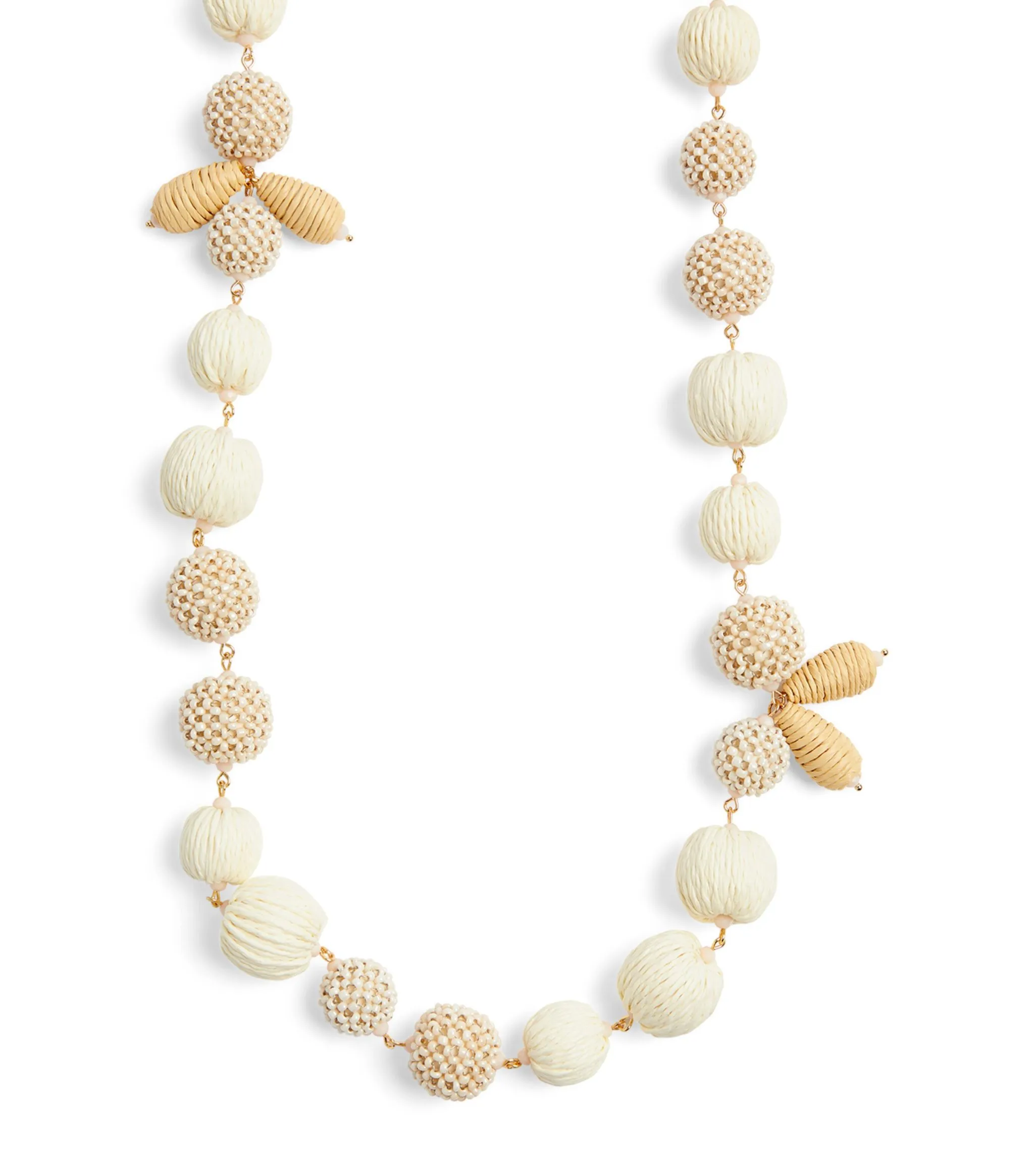 WEEKEND MAX MARA ALIGI NECKLACE IN ECRU