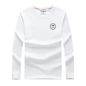White Smiley Long Sleeve