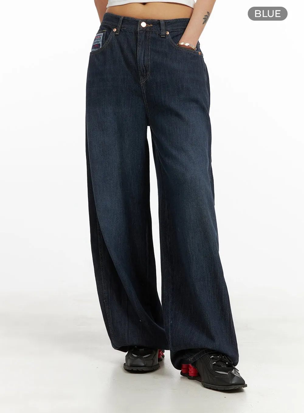 Wide Fit Baggy Jeans CY423