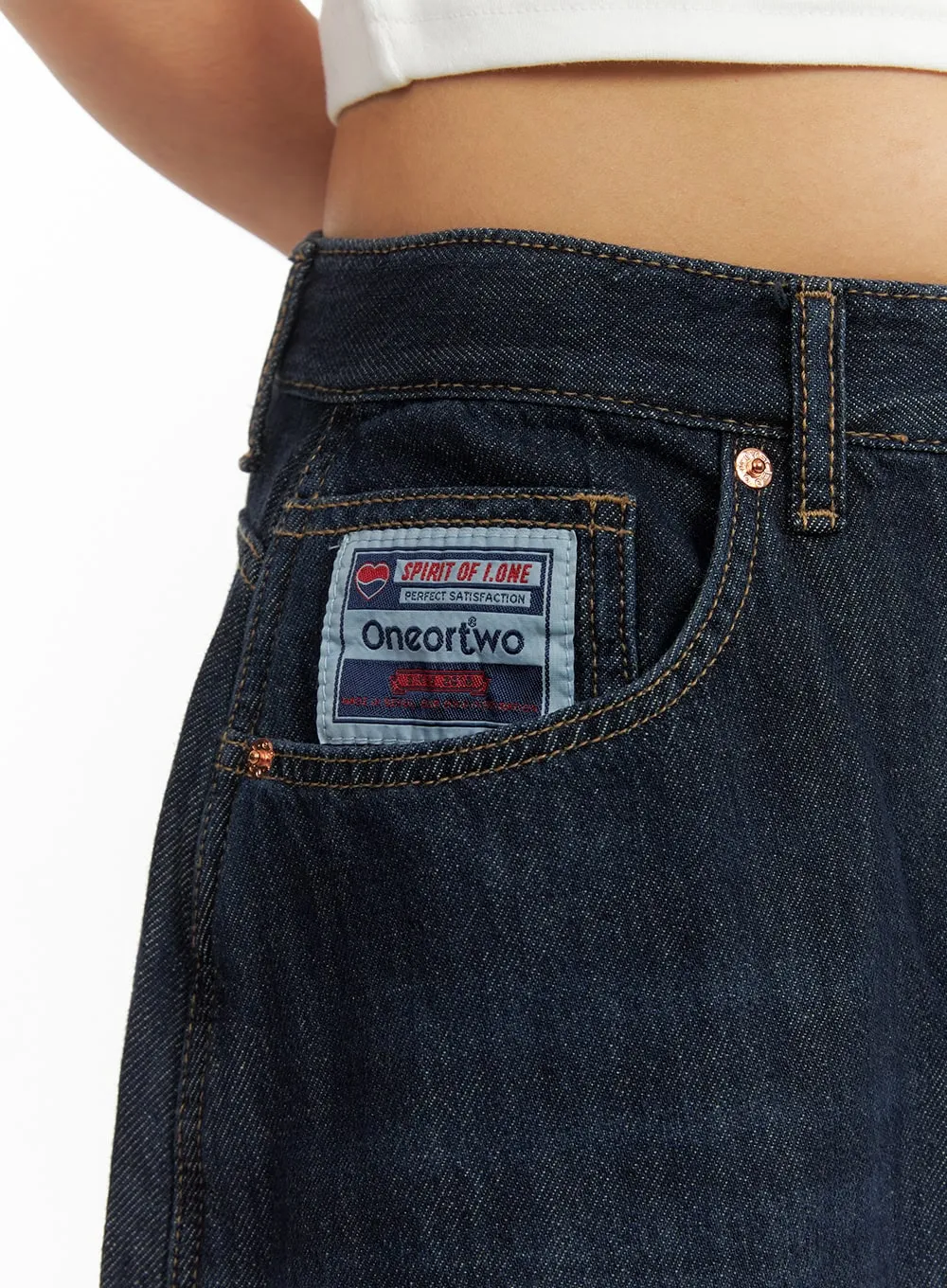 Wide Fit Baggy Jeans CY423