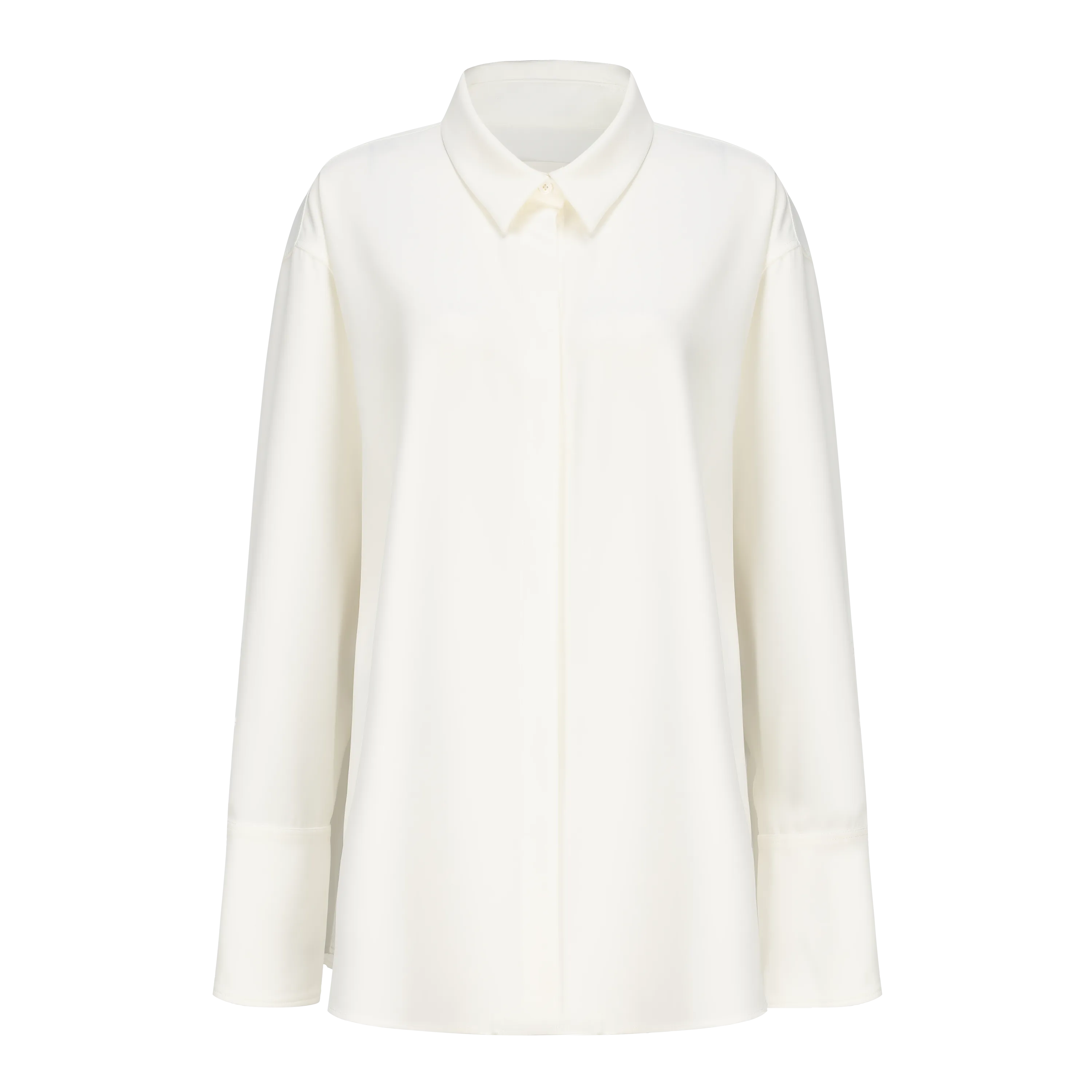 x ninido Everyday Draping Shirt - White